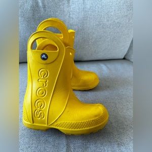 Crocs rain boots size c12